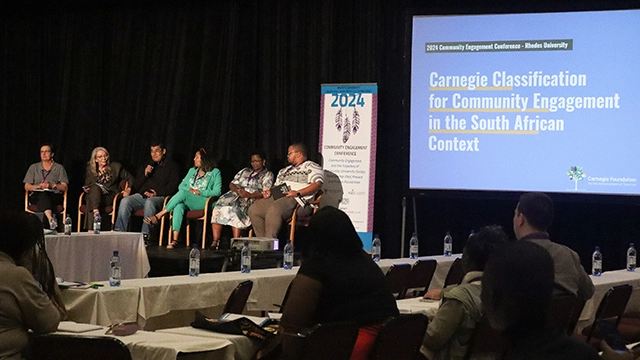 The panel discusses the Carnegie Classification System in the South African context
[PIC CREDIT: Andrea Cole]